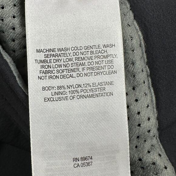 Mountain Hardwear Pants Womens 12 Black Convertible Nylon Hiking Gorpcore Camp - Picture 4 of 13